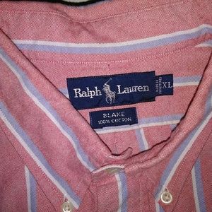 Mens XL 100% Blake Cotton Ralph Lauren Polo